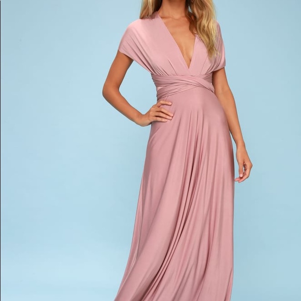 Lulus | Convertible Lavender Maxi Dress - Picture 6 of 9